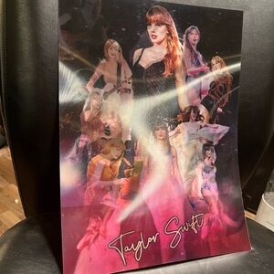 Lot of 2 3D Lenticular Holographic Taylor Swift Posters